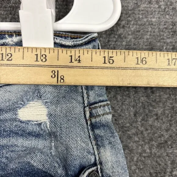 Kut from the Kloth Jane Shorts Womens Size 4 Blue High Rise Cut Off Distressed - Picture 5 of 10